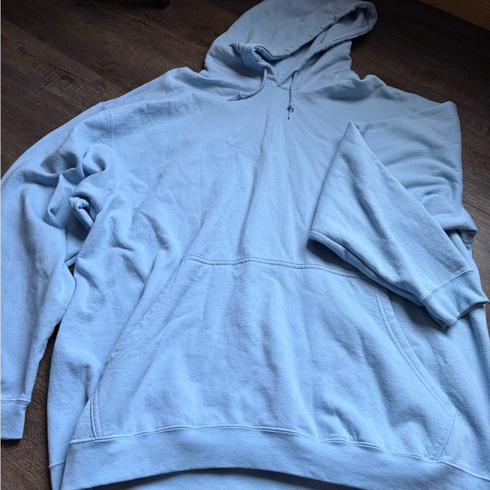 Light Blue Womens Hoodie